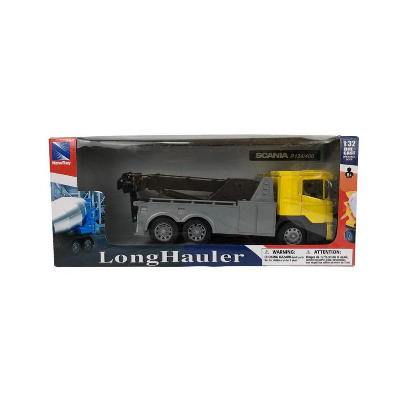 Caminhão Scania 124/400 Guincho 1:32 New Ray - Caminhões, Motos e